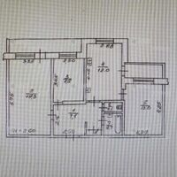 Продаж квартири Харків, Північна Салтівка 4, 70м²