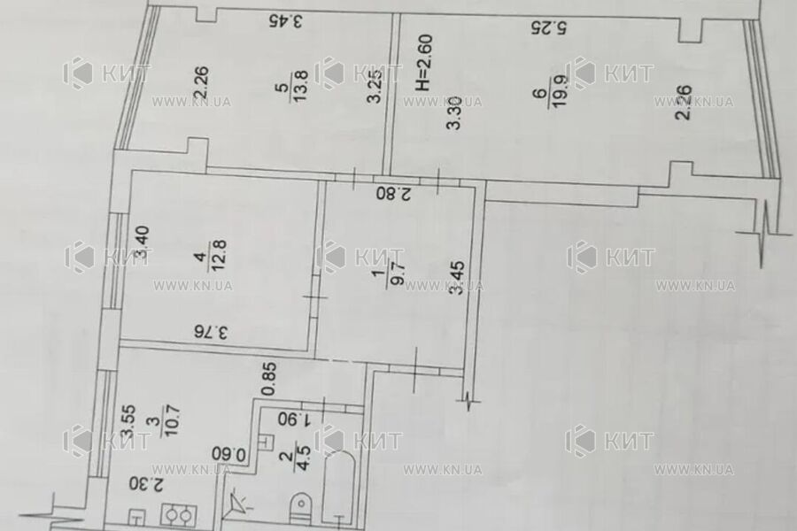 Продажа квартиры Харьков, Гагарина, Спортивная, Защитников, 72м²