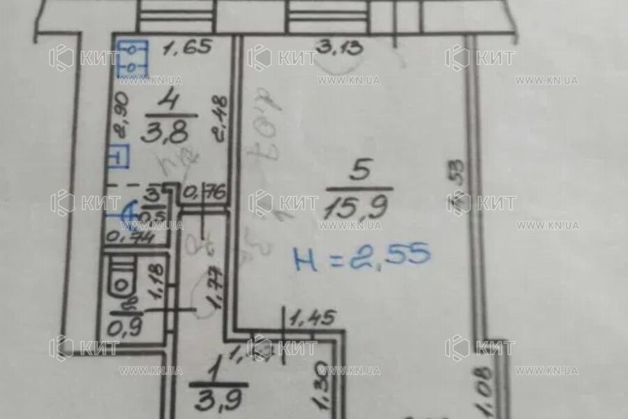 Продаж квартири Харків, Гагаріна, Спортивна, Захисників, 25.8м²