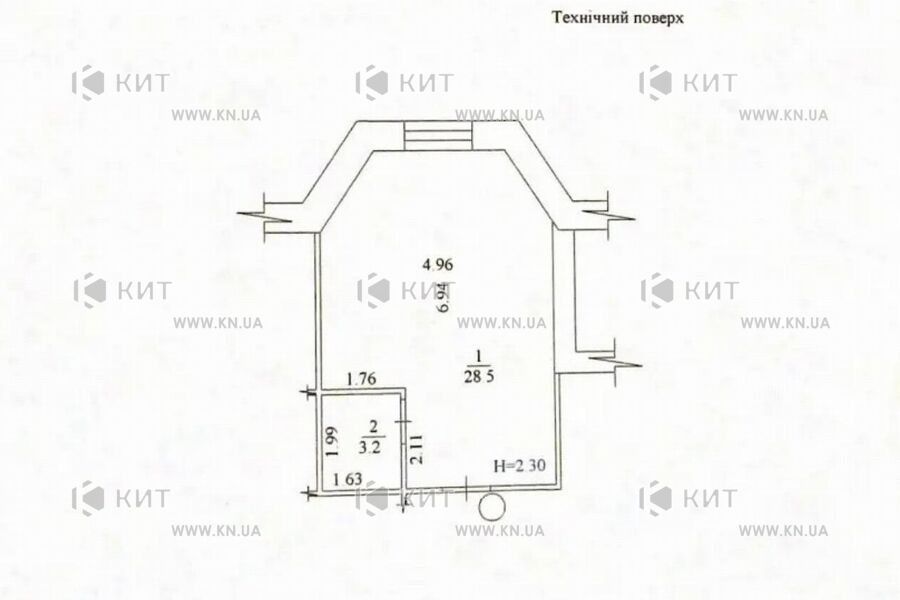 Продаж квартири Харків, Салтівка, 32м²