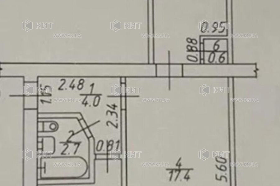 Продажа квартиры Харьков, Павлово Поле, 45м²