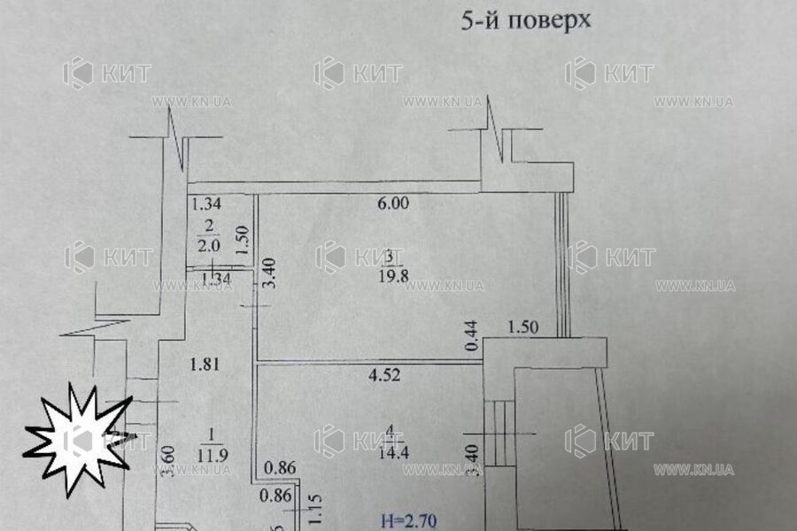 квартиры Харьков, Спортивная, 71м²