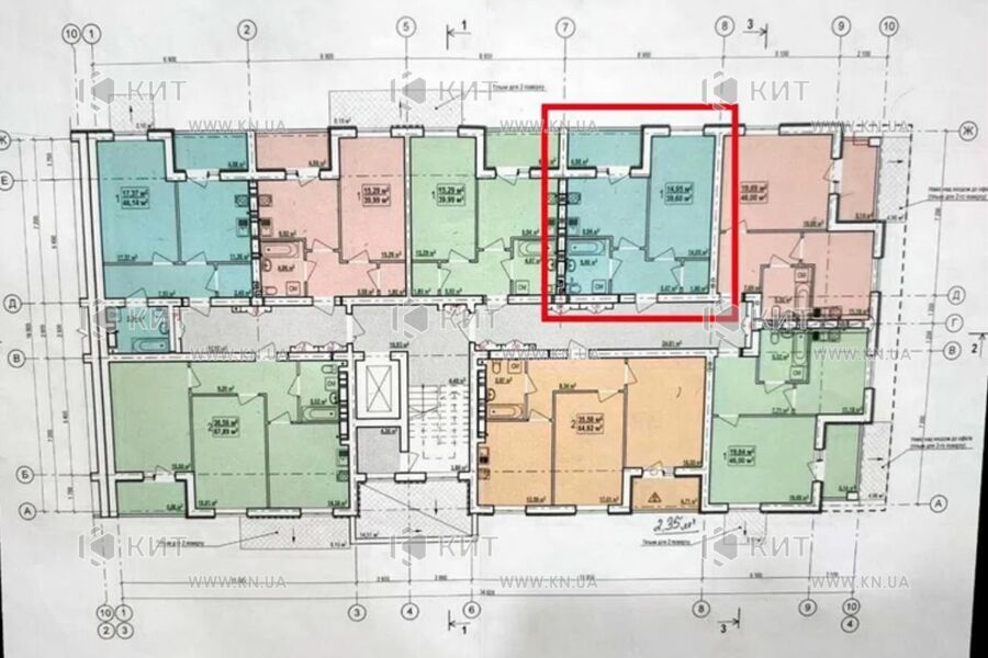 Продажа квартиры Харьков, Новые дома, 39м²