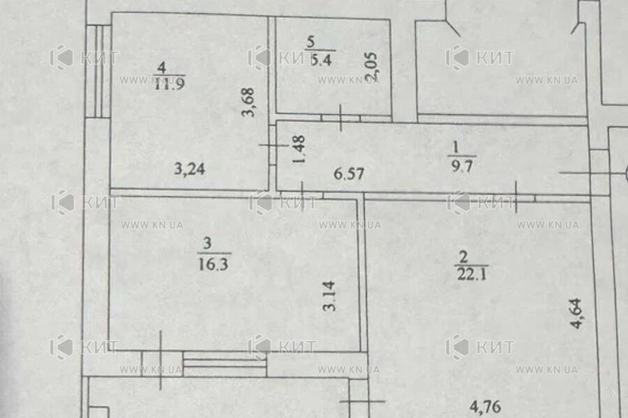 Продаж квартири Харків, Гідропарк, 70м²
