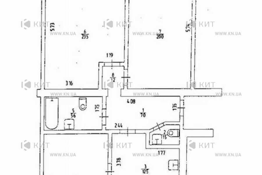 Продаж квартири Харків, Північна Салтівка 1, 100м²