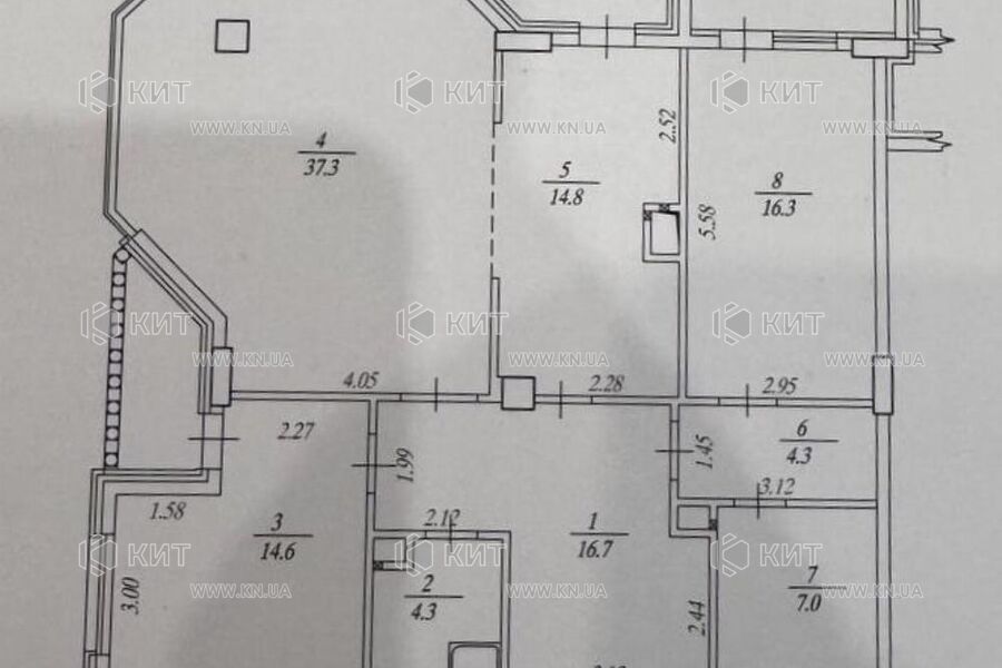 Продаж квартири Харків, Сокільники, 125м²