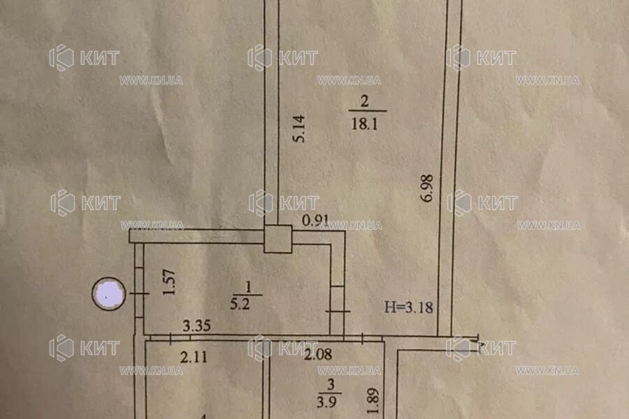 Продаж квартири Харків, Салтівка, 603 мрн., 35м²