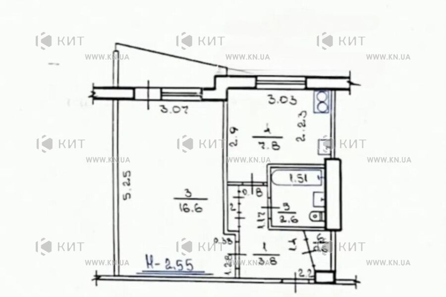 Продажа квартиры Харьков, Гагарина, Спортивная, Защитников, 33м²