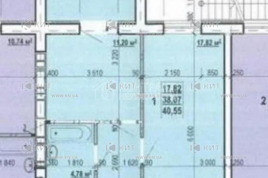 Продаж квартири Харків, Салтівка, 41м²