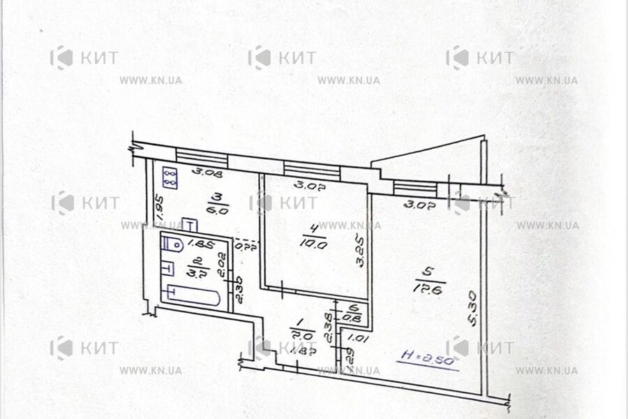 Продаж квартири Харків, Жуковського, П’ятихатки, 45м²