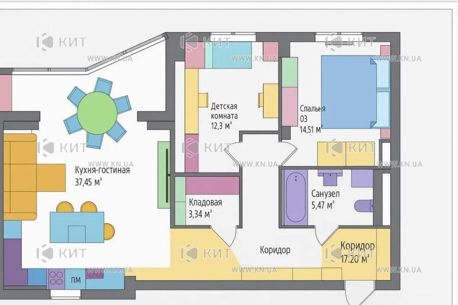 Продажа квартиры Харьков, Одесская, 93м²