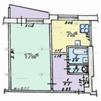 Продаж квартири Харків, Нові Дома, 33м²