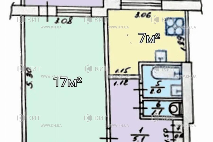 Продаж квартири Харків, Нові Дома, 33м²