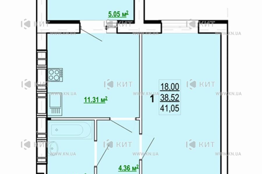 Продажа квартиры Харьков, Спортивная, 41м²