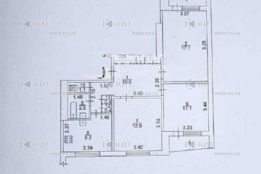 Продажа квартиры Харьков, Гагарина, Спортивная, Защитников, 68м²