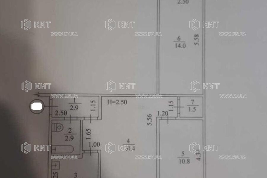 Продажа квартиры Харьков, Новые дома, 59м²