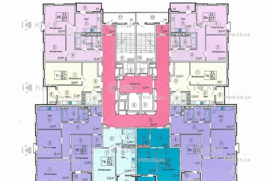 Продаж квартири Харків, Салтівка, 63.9м²