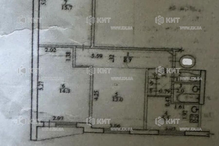 Продаж квартири Харків, Салтівка, 604 мрн., 64м²