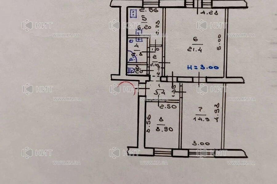 Продажа квартиры Харьков, Научная, 62м²