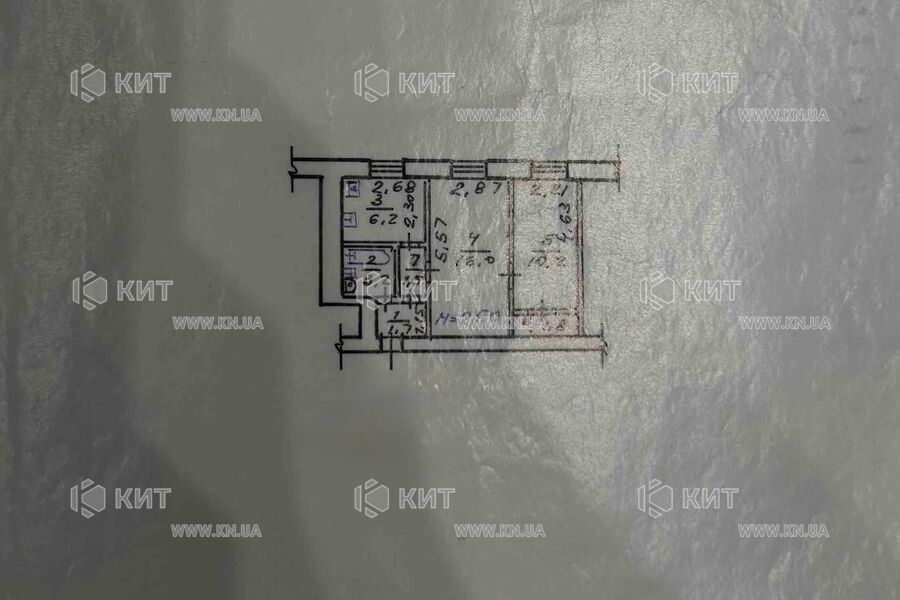 Продаж квартири Харків, Павлове Поле, 40.6м²