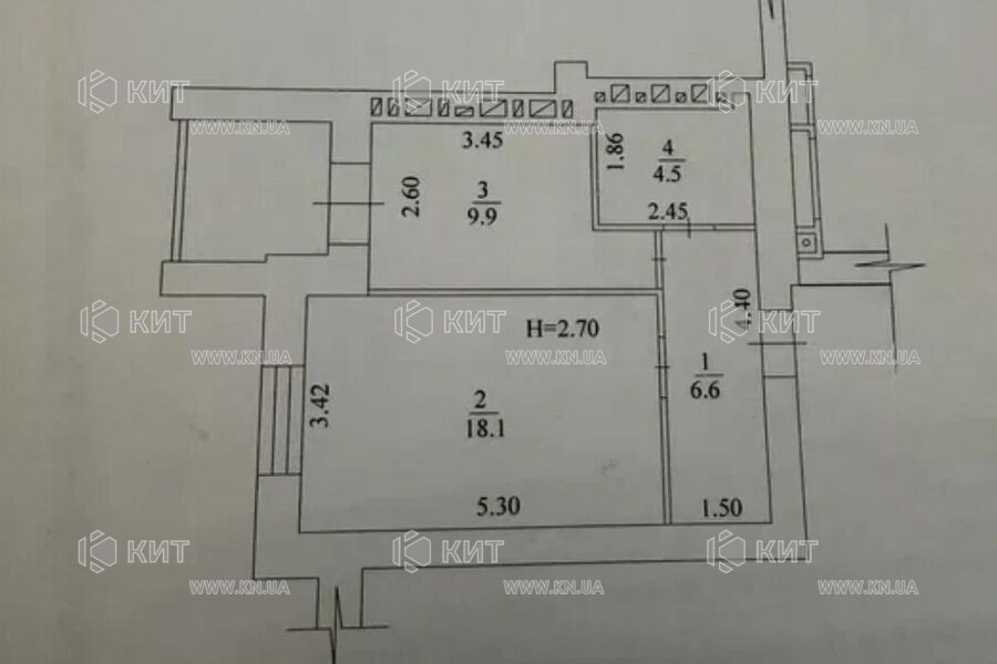Продаж квартири Харків, Центральний ринок, 46м²