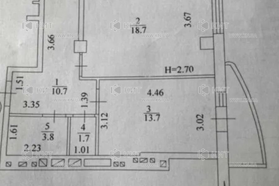 Продажа квартиры Харьков, Одесская, 50м²