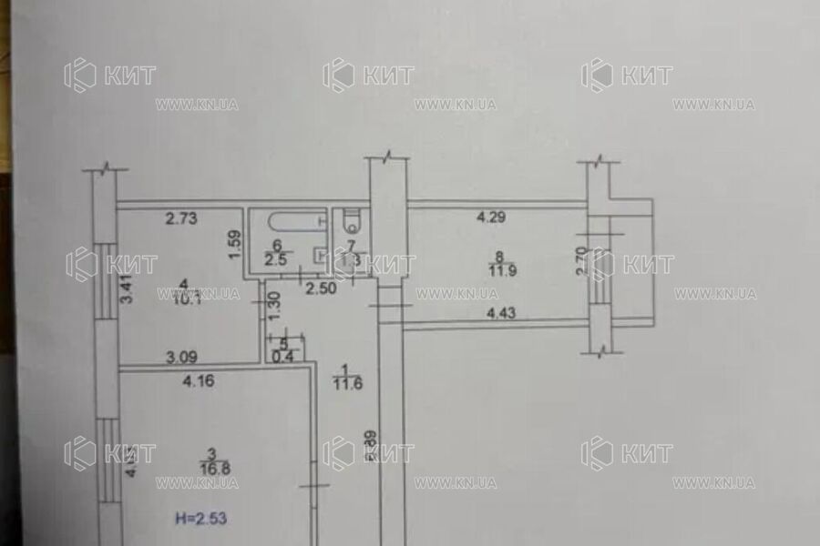 Продаж квартири Харків, Південний вокзал, 66м²
