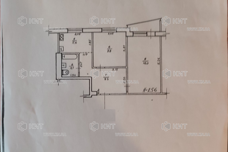 Продажа квартиры Харьков, Научная, 44.5м²