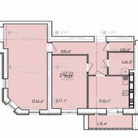 Продажа квартиры Харьков, Гагарина, 71м²