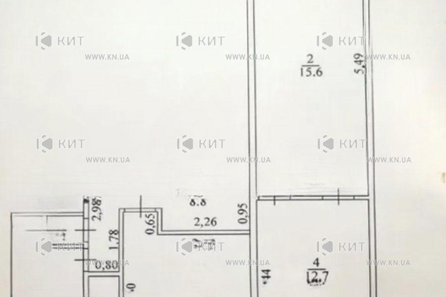 Продаж квартири Харків, Салтівка, 535 мрн., 65м²