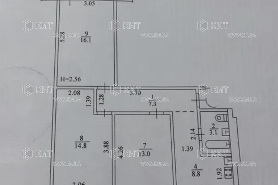 Продажа квартиры Харьков, Салтовка, 607 мрн., 68м²