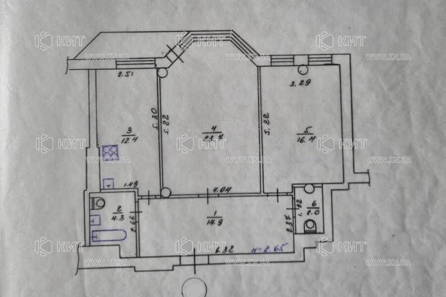 Продажа квартиры Харьков, Гагарина, Спортивная, Защитников, 75м²