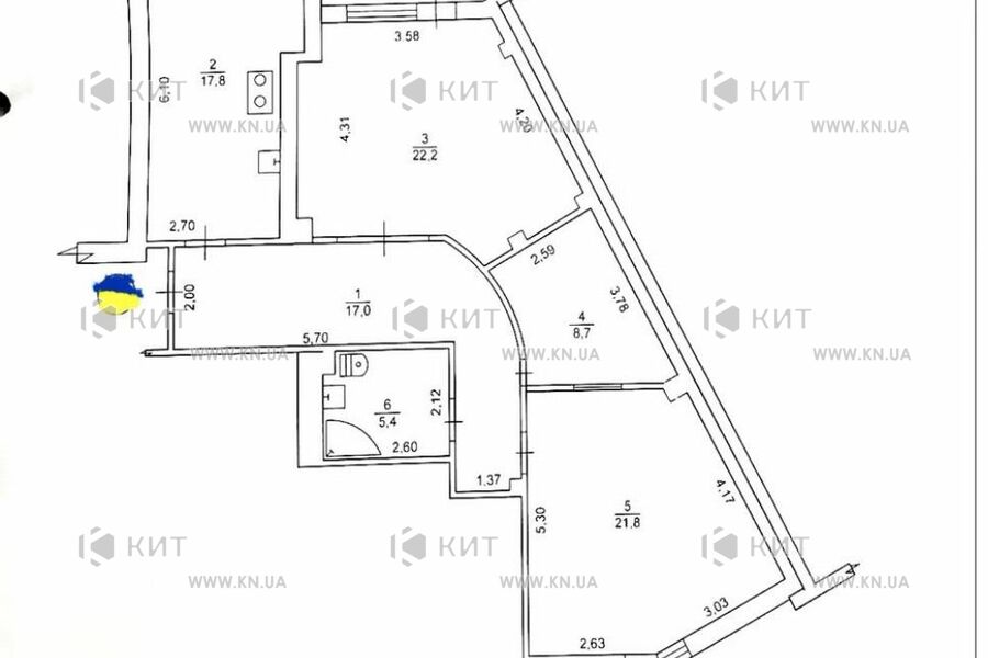 Продаж квартири Харків, Майдан Героїв Небесної Сотні, 100м²