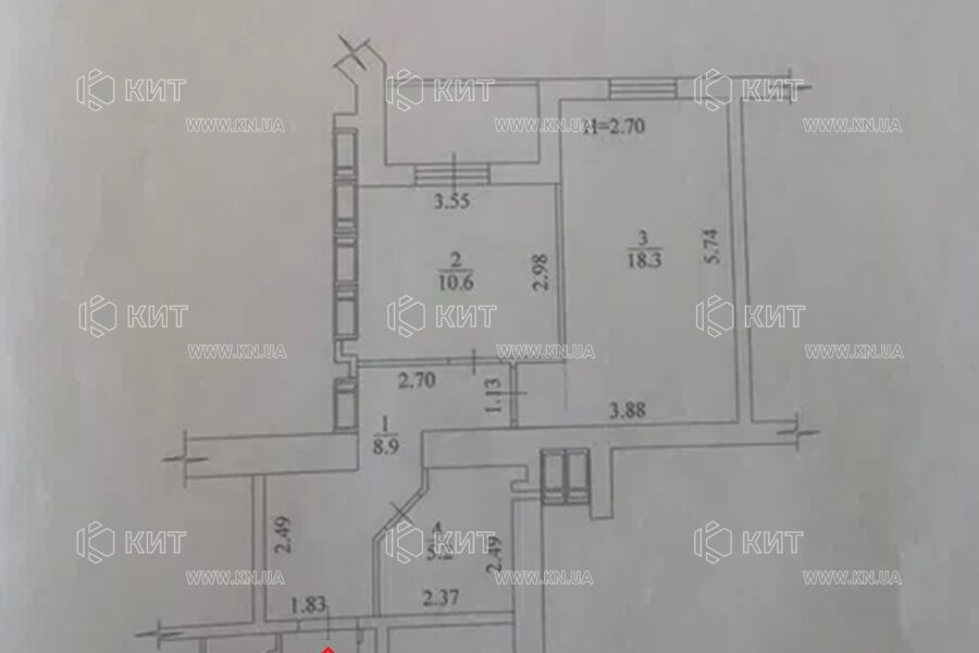 Продажа квартиры Харьков, Сокольники, 46м²
