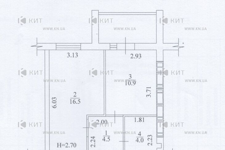 Продаж квартири Харків, Салтівка(Г.Праці,Студ.), 38.4м²