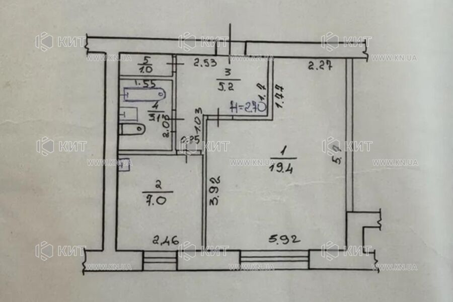 Продаж квартири Харків, Павлове Поле, 35.7м²