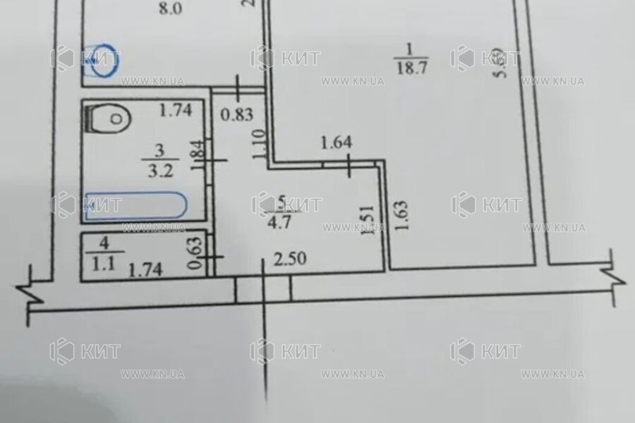Продаж квартири Харків, П'ятихатки, 37м²