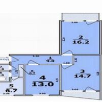 Aренда квартиры Харьков, ХТЗ, Рогань, 64м²