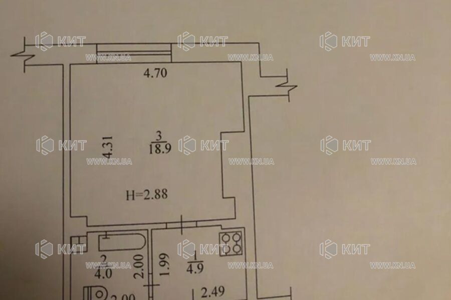 Продажа квартиры Харьков, ХТЗ, Рогань, 27м²