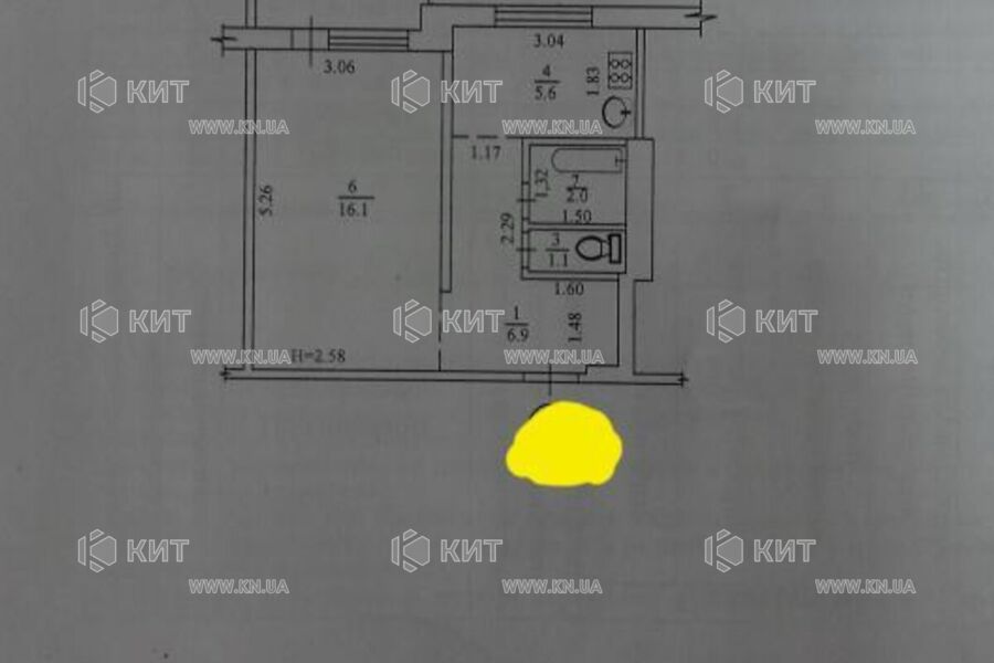 Продажа квартиры Харьков, Жуковского, Пятихатки, 33.5м²