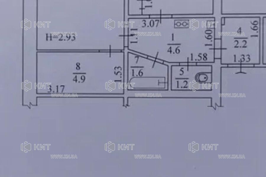 Продажа квартиры Харьков, Малышева, 41.3м²