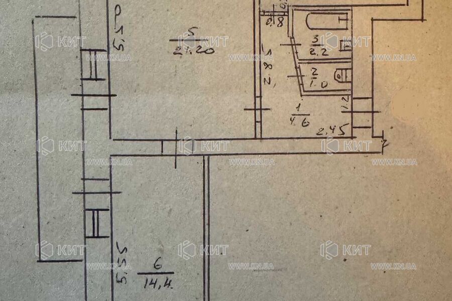 Продажа квартиры Харьков, Гагарина, 55м²