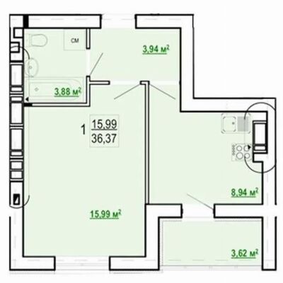 Продажа 	 Харків, Гідропарк Борткевича вул.   13