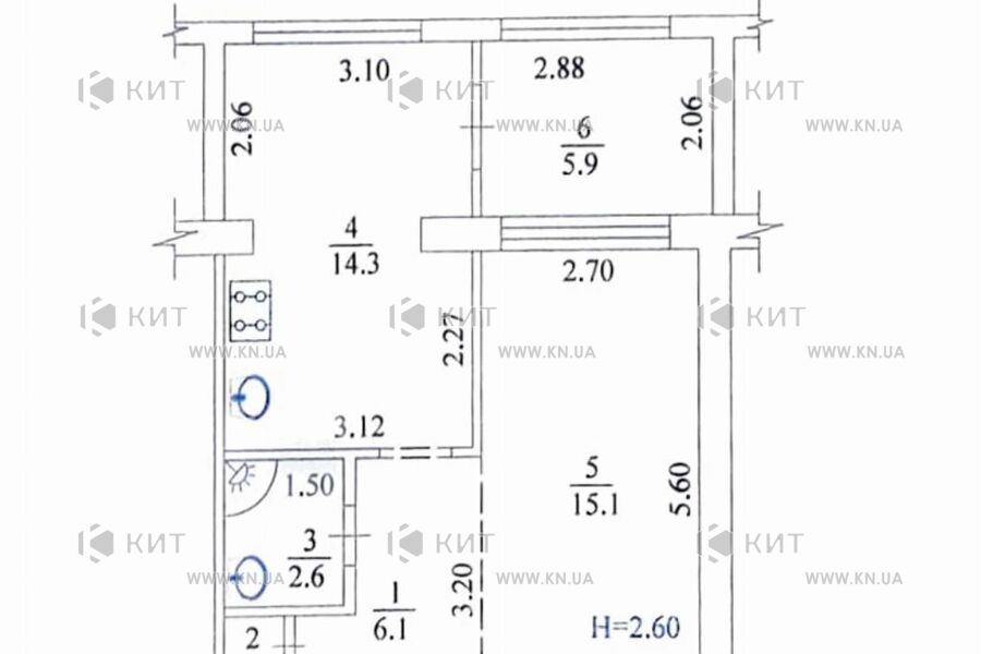 Продажа квартиры Харьков, Салтовка, 8 хлебзавод, 45м²