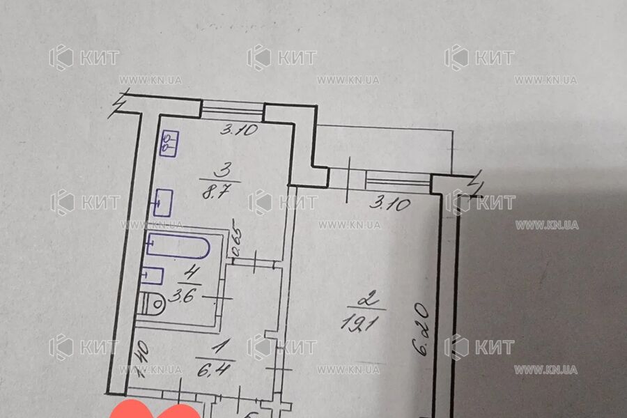 Продаж квартири Харків, Салтівка, 8 хлібзавод, 40м²