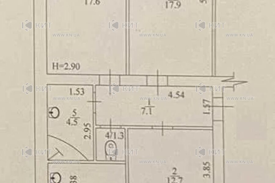 Продаж квартири Харків, Спорт.Гагар.Повст., 68м²