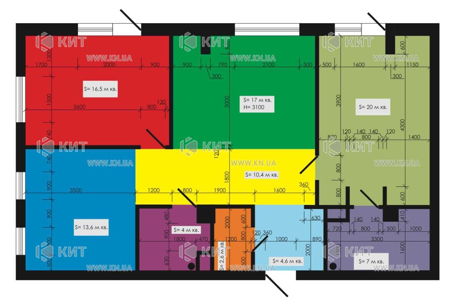 Продажа квартиры Харьков, Павлово Поле, 105м²