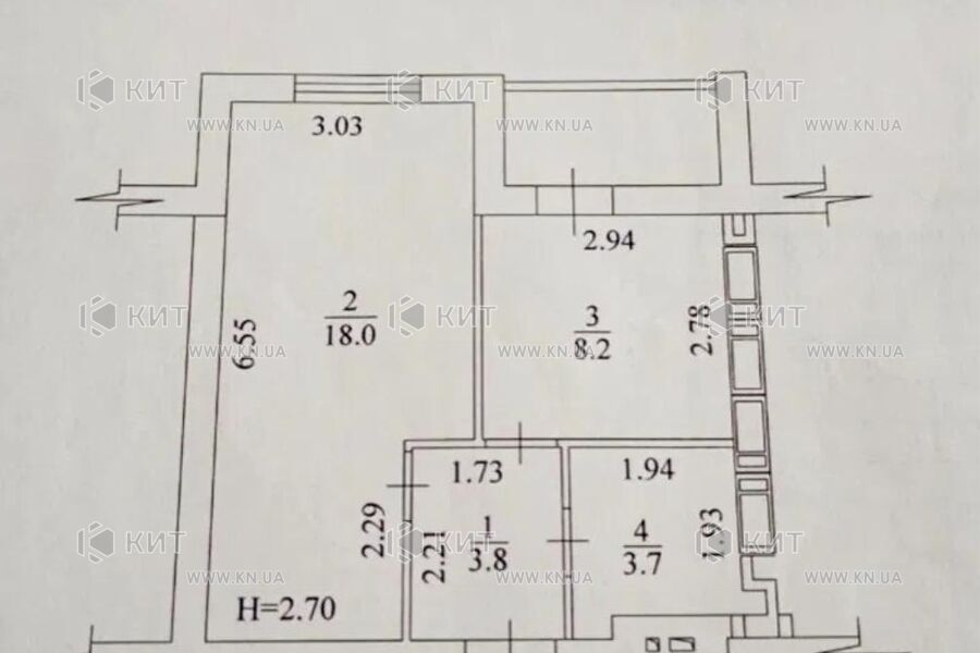 Продаж квартири Харків, Київська, Гідропарк, 37м²