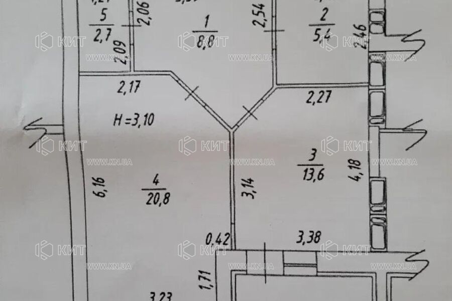 Продажа квартиры Харьков, Клочковская, 57м²