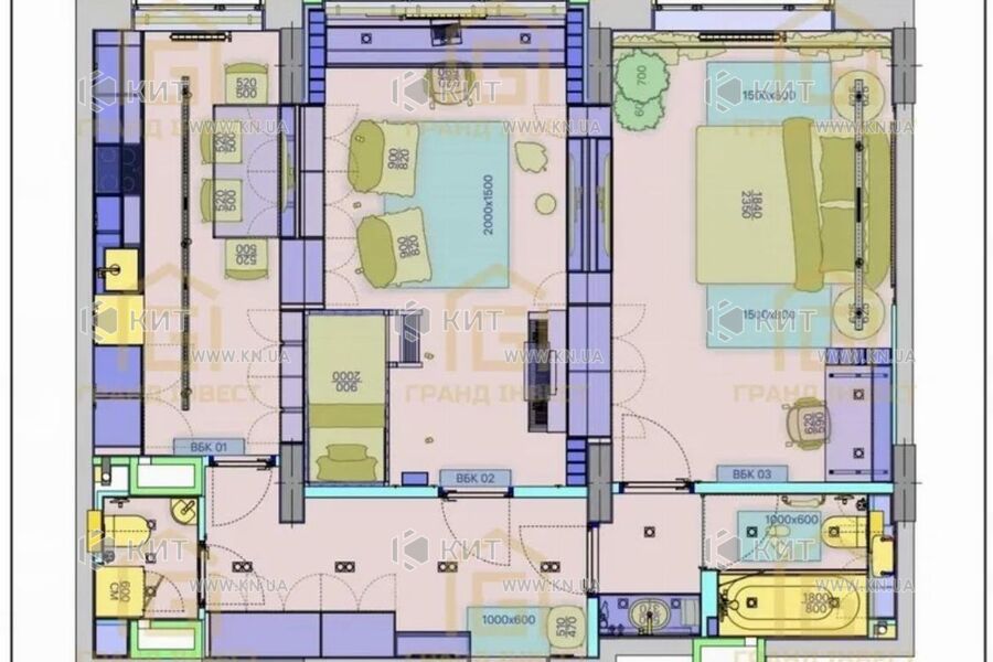 Продаж квартири Харків, Нові Дома, 65м²
